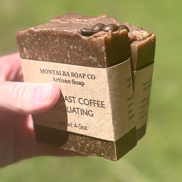 Artisan Handcrafted Soap - Handcrafted,by me Organic Coffee Exfoliating Bar - Picture 4 of 4